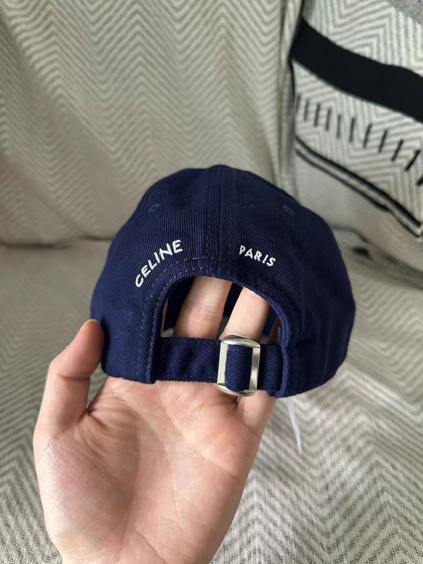 Celine CELINE New Triomphe Baseball Cap M (New) Size ONE SIZE - 3 Thumbnail