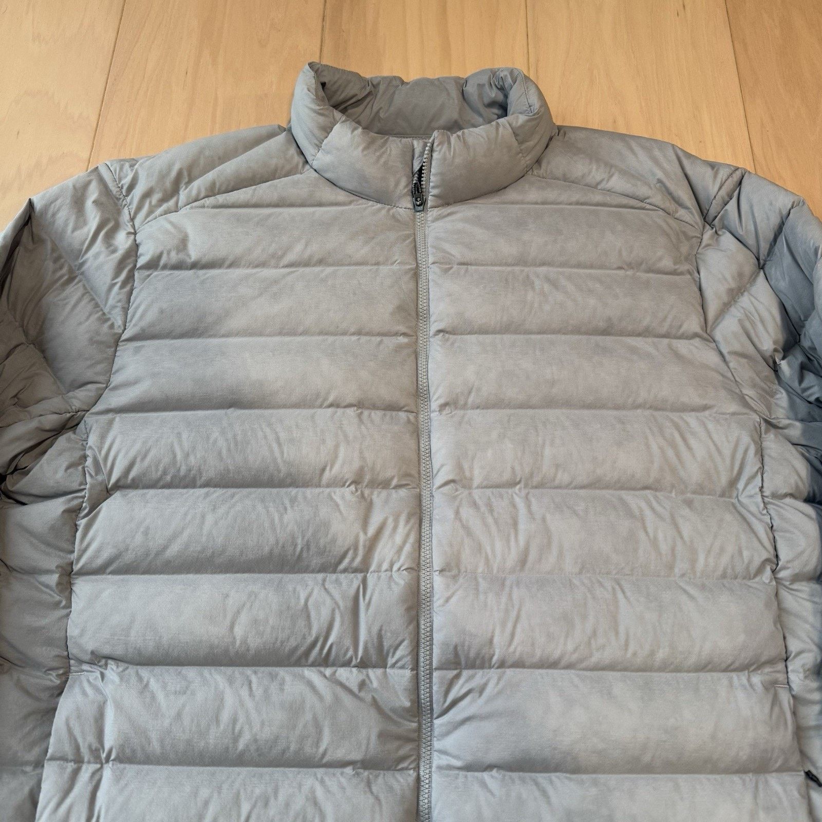 Lululemon Lululemon Navigation Stretch Down Jacket Large Gray Full Zip Size US L / EU 52-54 / 3 - 3 Thumbnail
