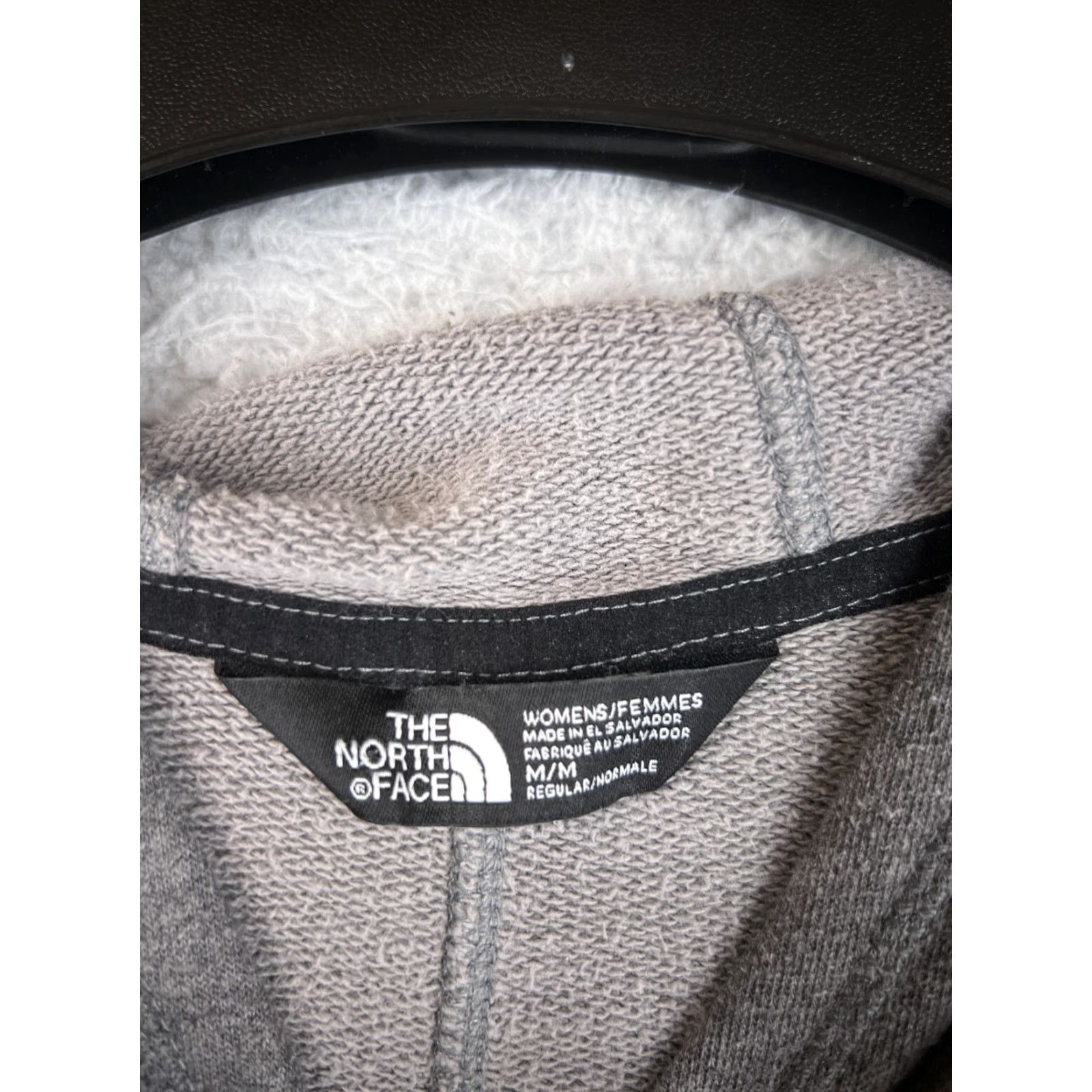 The North Face The North Face Hoodie Womens Medium Gray Back Zip Cotton French Terry Sweater Size M / US 6-8 / IT 42-44 - 7 Thumbnail