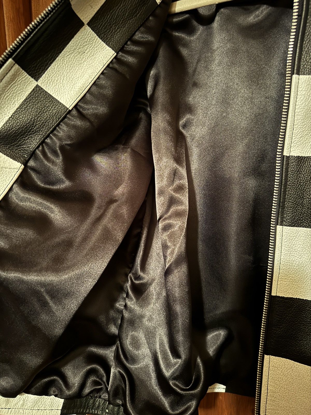 Ev Bravado E.V Bravado Checkerboard Leather Jacket Size US S / EU 44-46 / 1 - 6 Thumbnail