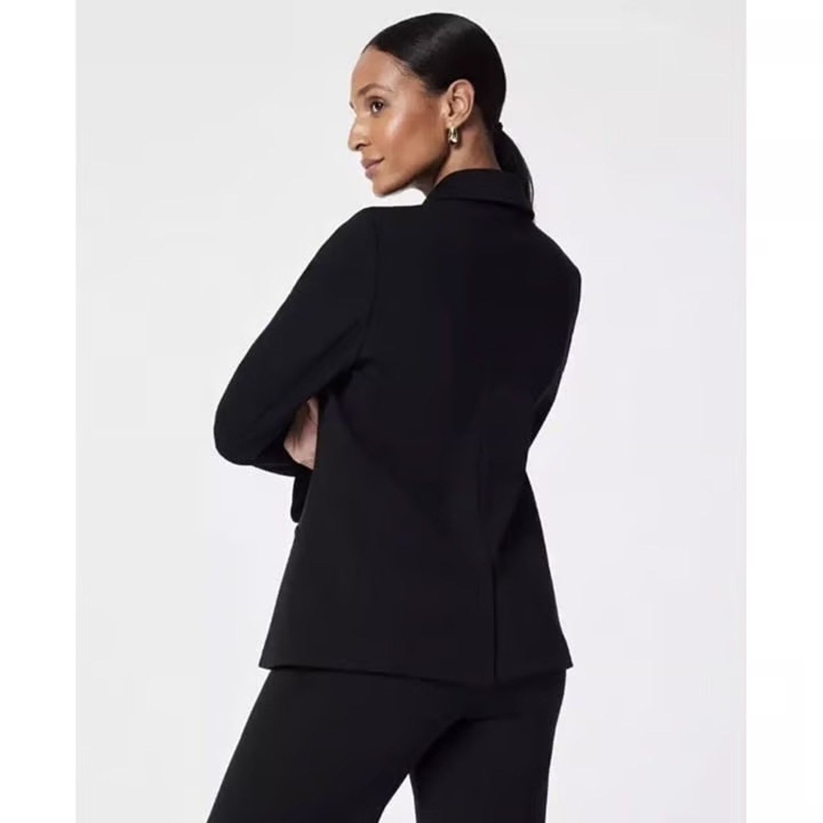 Spanx NWT Spanx Perfect Asymmetrical Tailored Black Blazer Size M Size M / US 6-8 / IT 42-44 - 3 Thumbnail