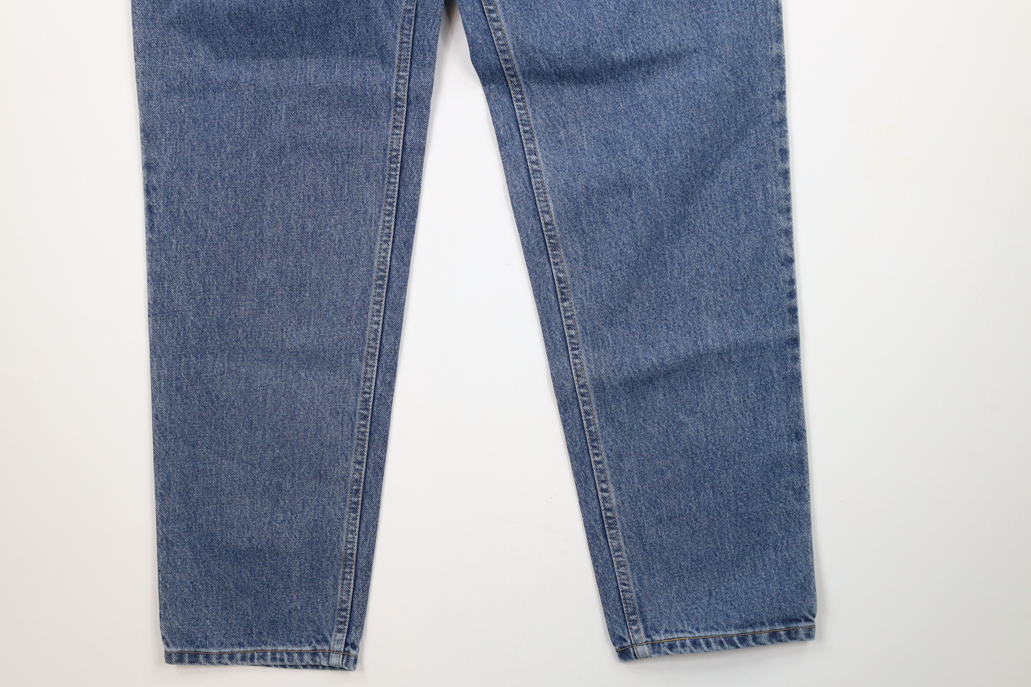 Levi's × Vintage Vintage 90s Levis 550 Fit Tapered Leg Denim Jeans Blue Size US 32 / EU 48 - 4 Thumbnail
