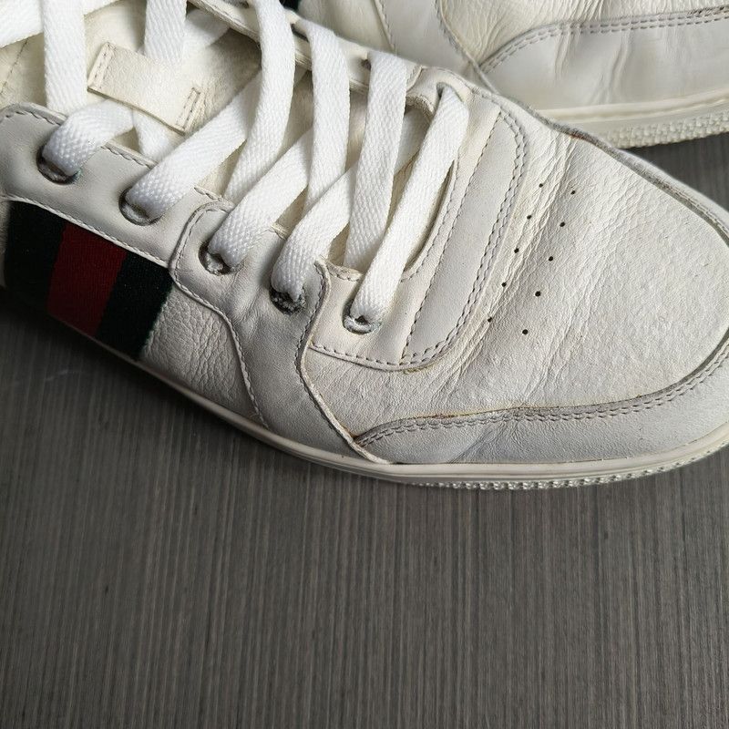 Gucci Gucci White Minimalist High-Top Sneakers Size US 10.5 / EU 43-44 - 5 Thumbnail