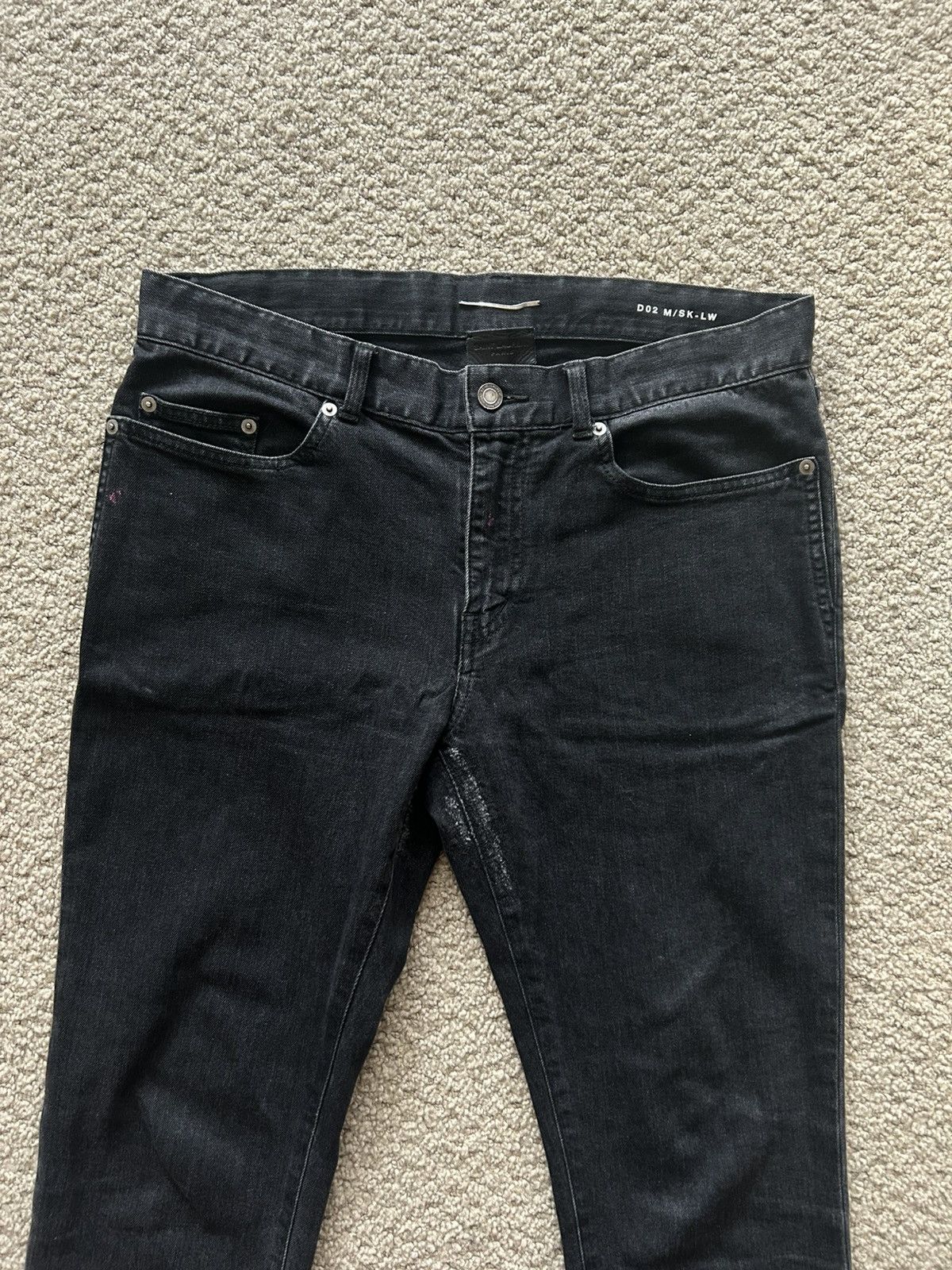 Saint Laurent Paris Saint laurent paris d02 jeans hedi slimane era Size US 32 / EU 48 - 8 Thumbnail