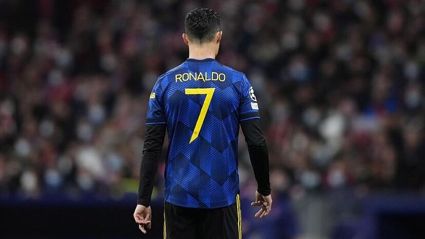 Nike MAN UNITED ADIDAS 2021/2022 FOOTBALL THIRD JERSEY #7 RONALDO Size US XL / EU 56 / 4 - 14 Thumbnail