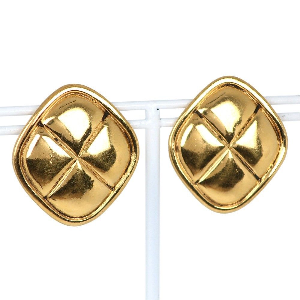Chanel Chanel CC Rhombus Clip-On Metal Size ONE SIZE - 1 Thumbnail