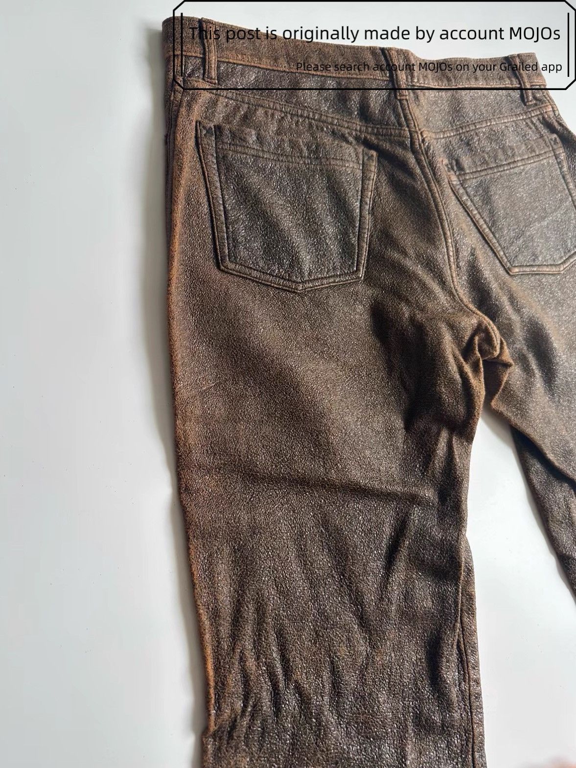 Maison Margiela Sz 46 Maison Martin Margiela Waxed Cropped Pants mojos003826 Size US 30 / EU 46 - 7 Thumbnail