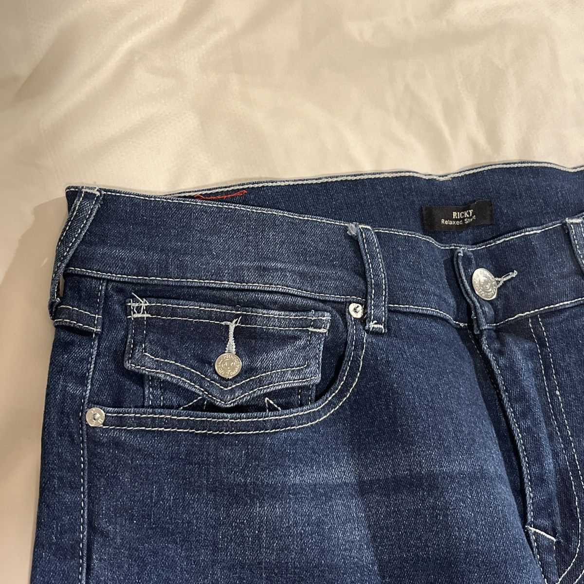 True Religion New True Religion Ricky Flap Relaxed Straight 34x34 $159 Size US 34 / EU 50 - 6 Thumbnail