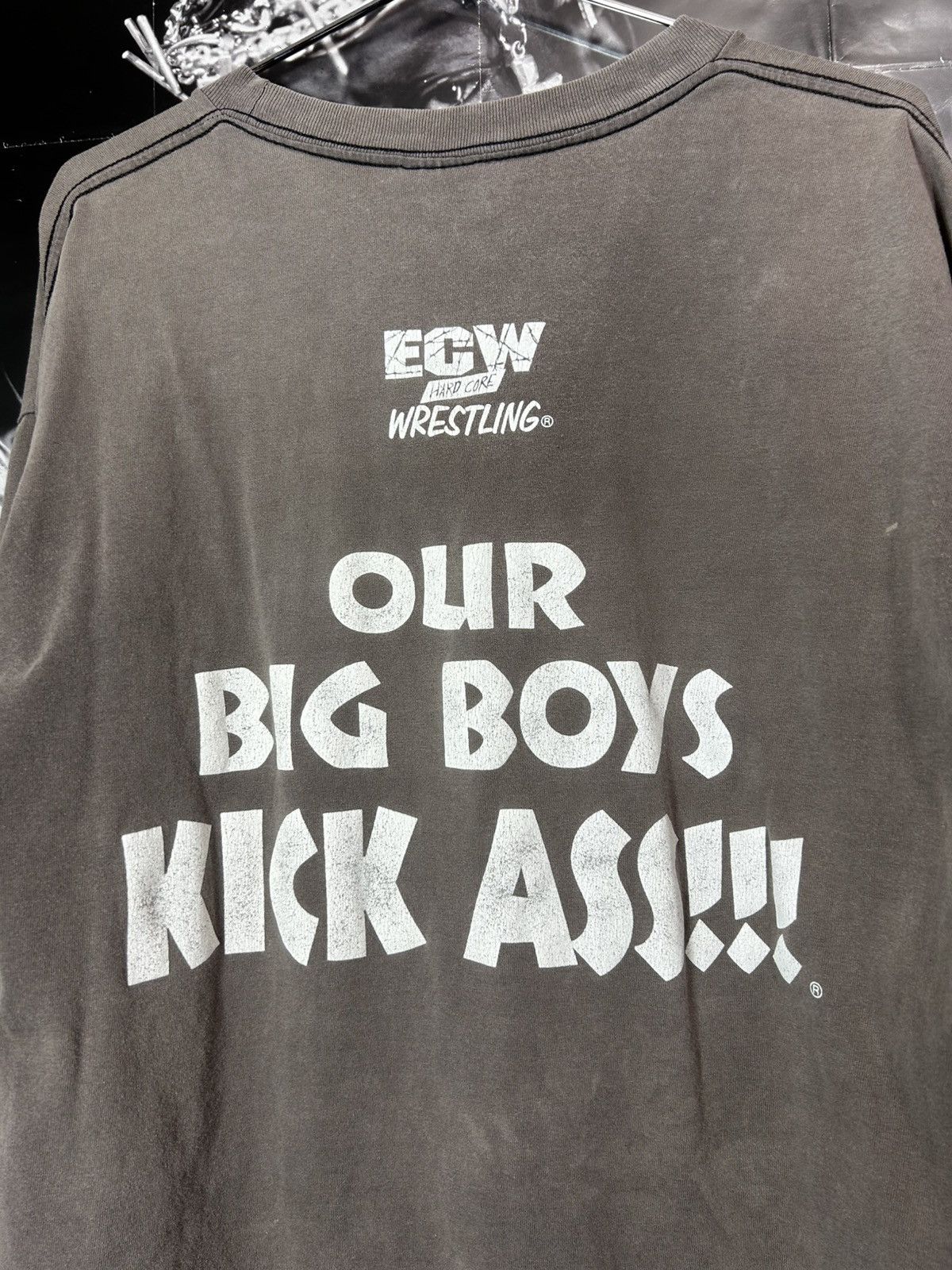 WWF ECW VINTAGE SHIRT OUR BIG BOYS KICK ASS VINTAGE SHIRT Size US XL / EU 56 / 4 - 5 Thumbnail