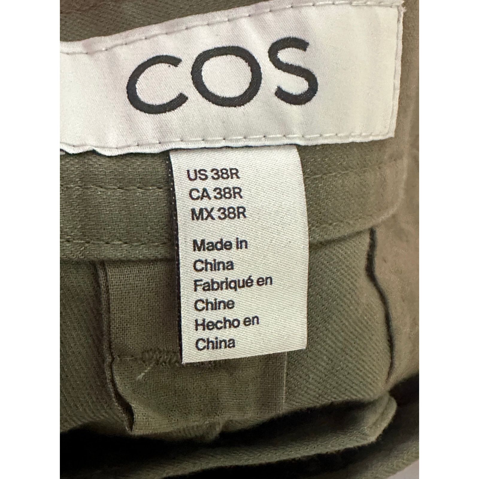 Cos COS olive green baggy pants size 38 Size 38" / US 16 / IT 52 - 3 Thumbnail