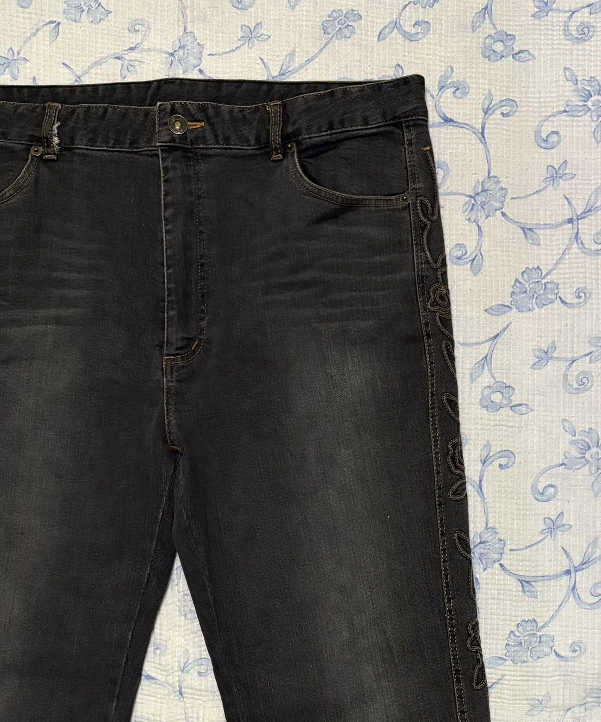 Japanese Brand Japanese Browdwin Flared Jeans Streetwear Denim Size US 37 - 7 Thumbnail