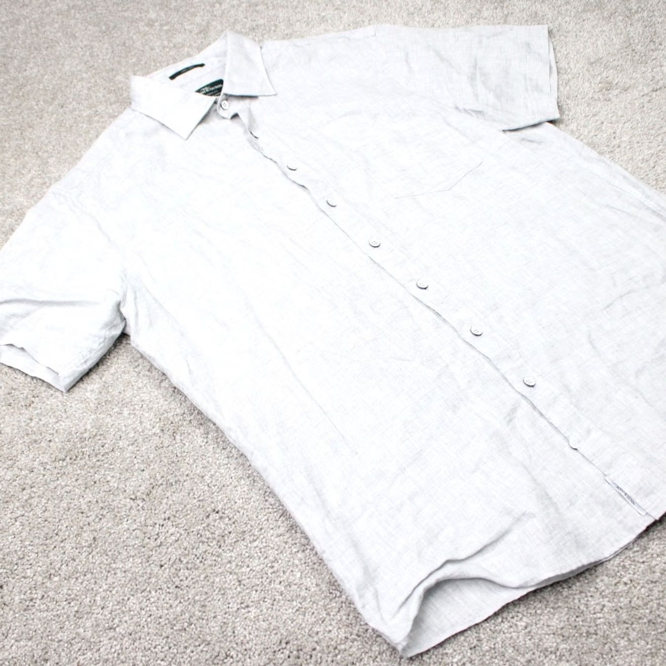 Rodd & Gunn Rodd & Gunn Shirt Mens XL Gray Linen 100% Italian Fabric S/S Button-Up Casual/Business Size US XL / EU 56 / 4 - 7 Thumbnail