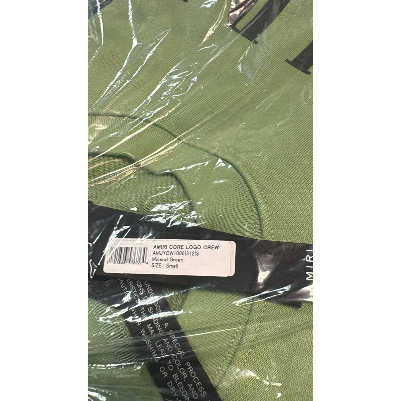 Amiri o1rshd1 Amiri Core Logo Crewneck Sweatshirt in Mineral Green Size US S / EU 44-46 / 1 - 16 Thumbnail