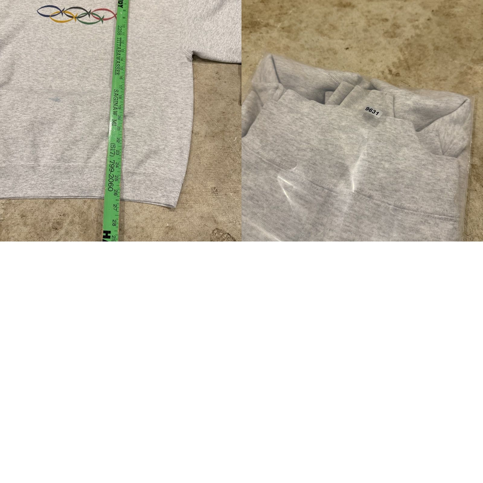 Vintage VINTAGE Jesus Christian Sweatshirt Crewneck John 3:16 Worldwide Mens XL USA MADE Sweatshirt Gray Pullover USA Theme Mens XL Size US XL / EU 56 / 4 - 8 Thumbnail
