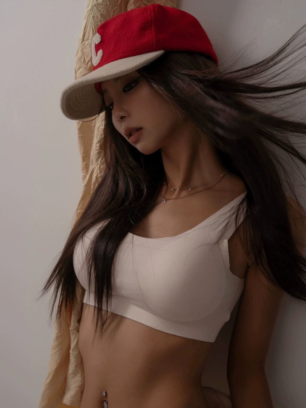 Celine Celine Letter Logo Red L Baseball Cap Size ONE SIZE - 8 Thumbnail