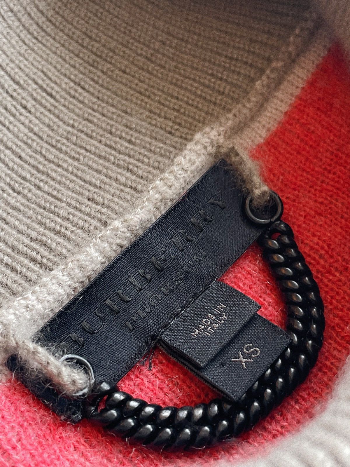 Burberry Prorsum Burberry Prorsum Pink & Grey Cashmere Sweater Size XS / US 0-2 / IT 36-38 - 9 Thumbnail