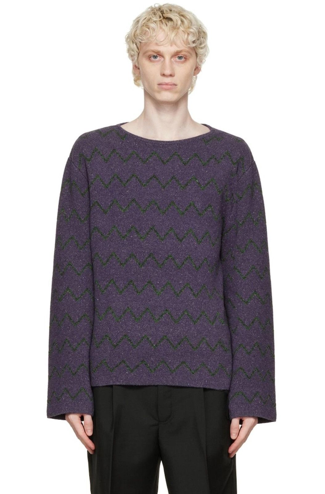 Acne Studios Hand Knit Pattern Sweater Jumper Size US L / EU 52-54 / 3 - 1 Thumbnail
