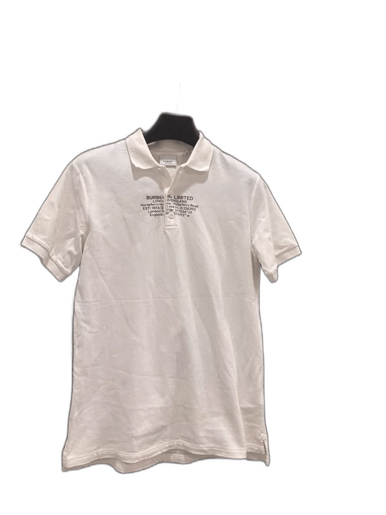 Burberry Burberry White Polo Shirt Size XS Size US XS / EU 42 / 0 - 1 Thumbnail
