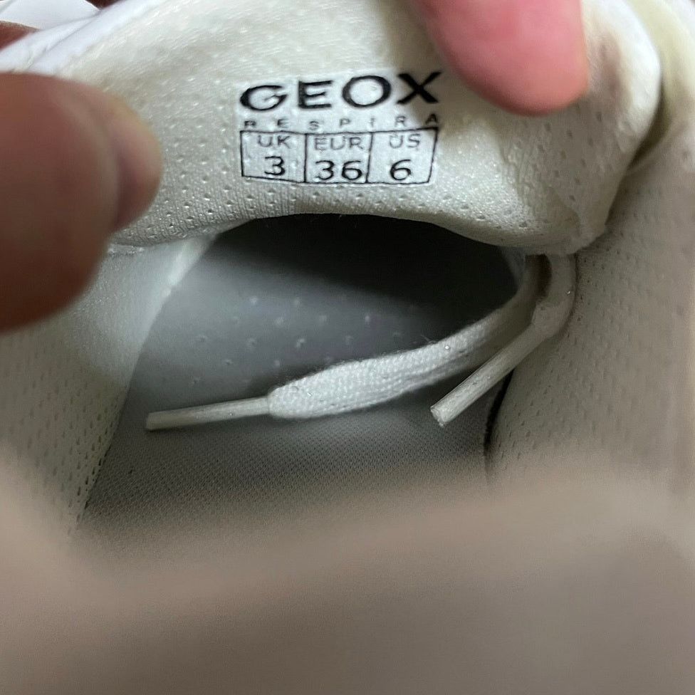 Geox Geox D Nhenbus White Studded Sneakers size 6 Size US 6 / IT 36 - 9 Thumbnail