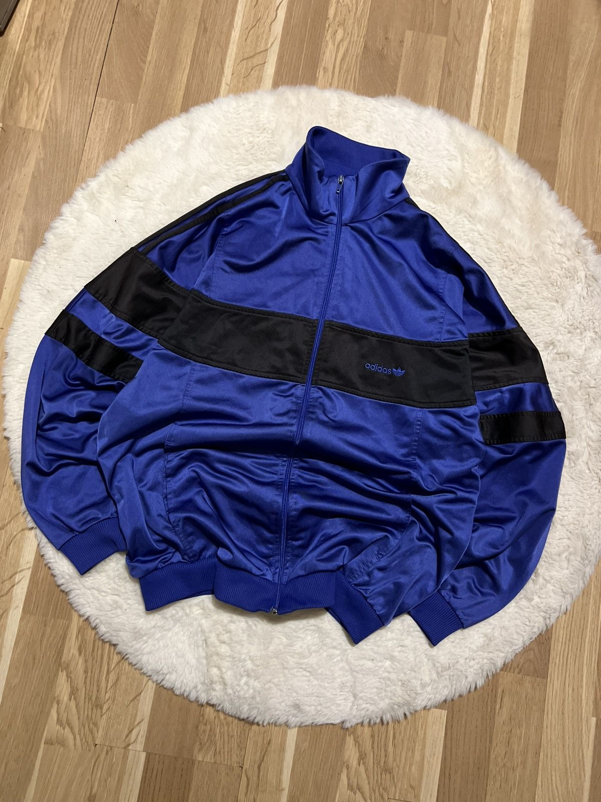 Adidas Adidas vihtage track jacket 99s purple archive 3 striped Size US L / EU 52-54 / 3 - 2 Thumbnail