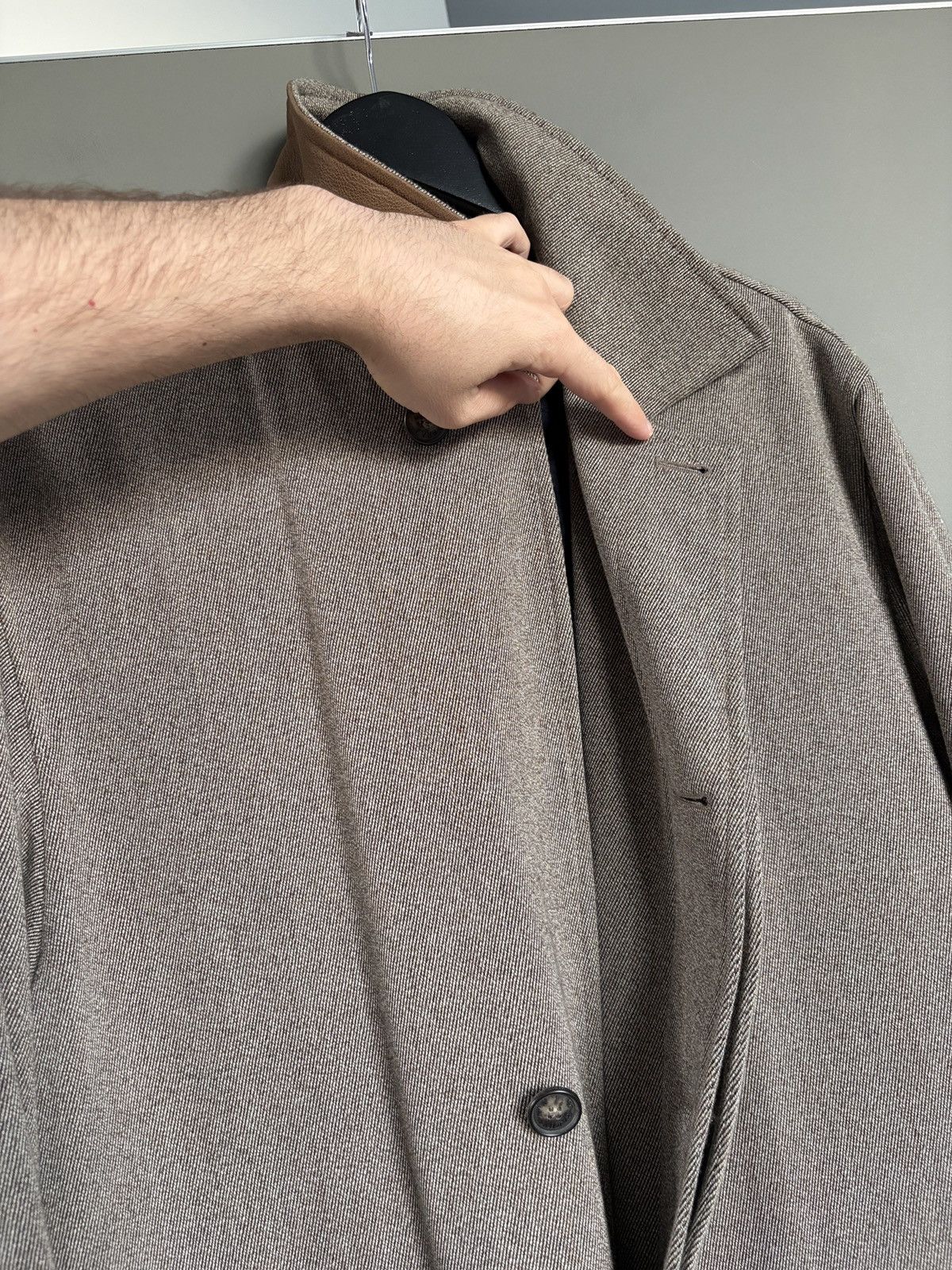 Luciano Barbera Luciano Barbera Luxury Wool Beige Coat Size US M / EU 48-50 / 2 - 19 Thumbnail