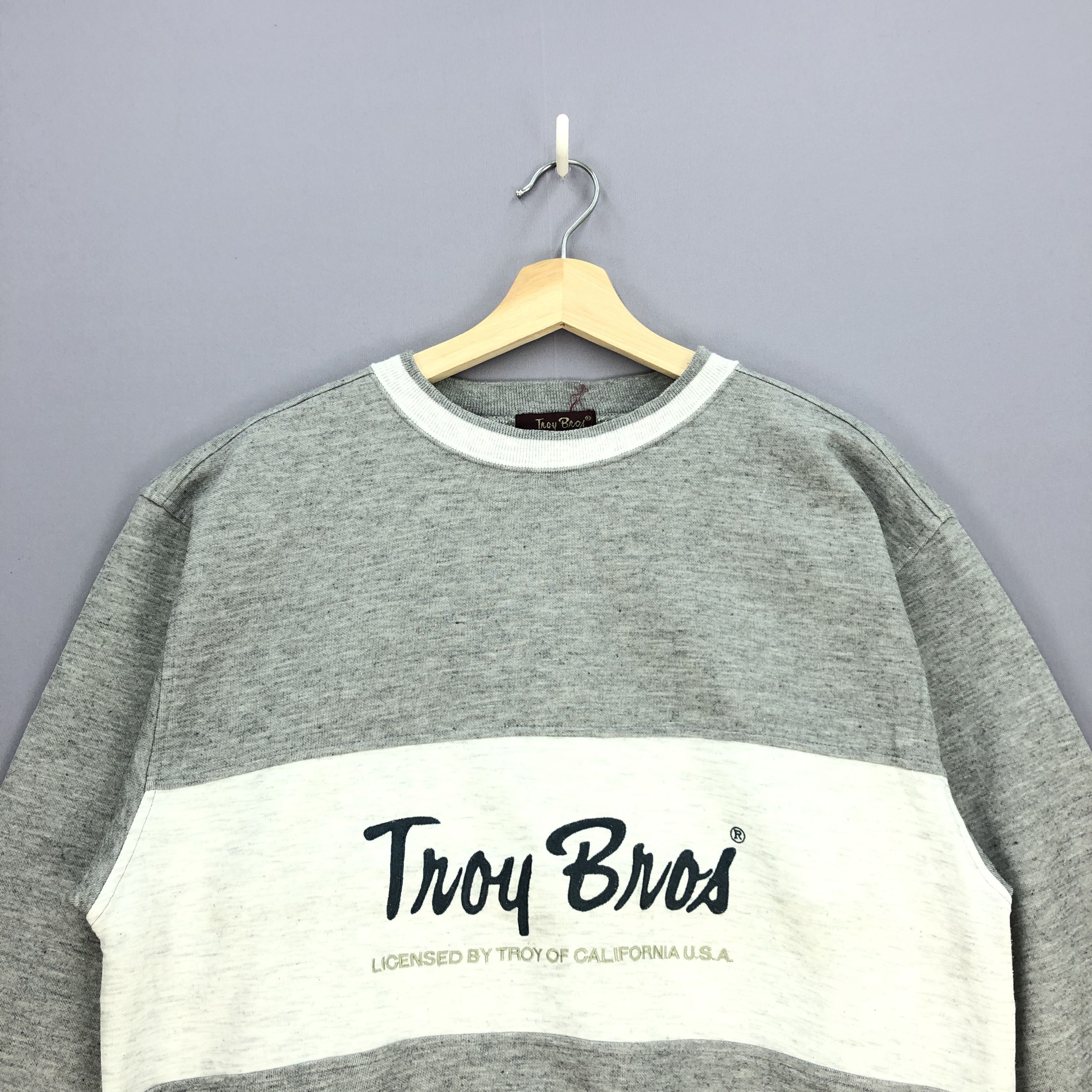 Japanese Brand × Vintage Vintage Troy Bros Sweatshirt Troy Bros Sweater Jumper Size US M / EU 48-50 / 2 - 2 Thumbnail