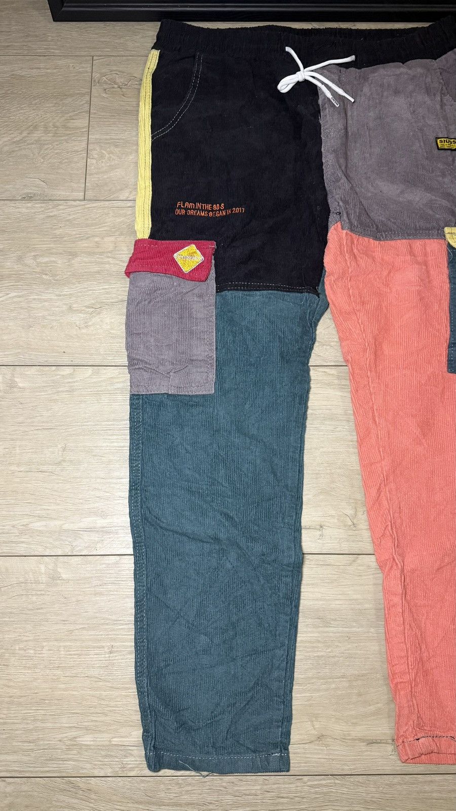 Stussy Y2K Stussy x Coursemys Patchwork Cargo Pant Size US 34 / EU 50 - 2 Thumbnail