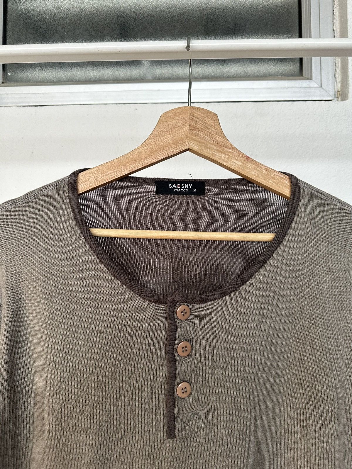 Yohji Yamamoto 90's SACSNY Y'saccs by Yohji knit jumper Size US M / EU 48-50 / 2 - 9 Thumbnail