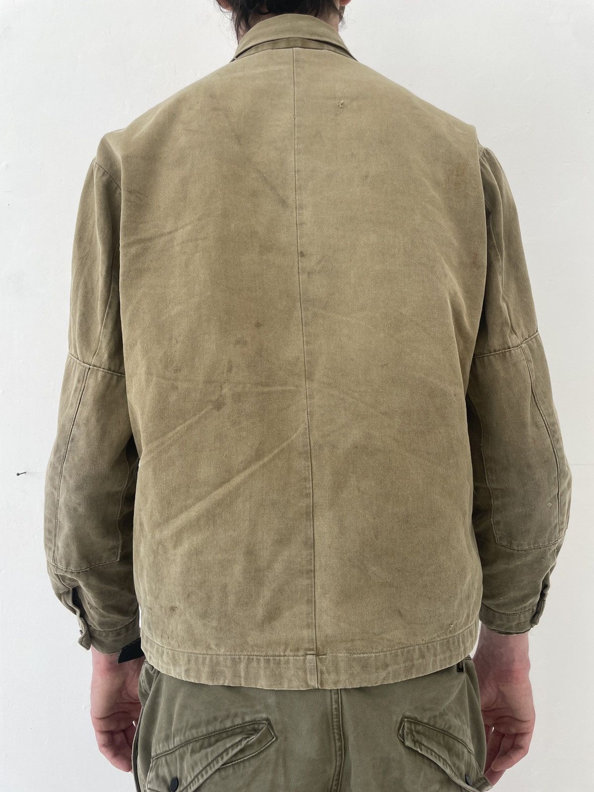 Vintage 50s Vintage Military Eastern Bloc Overshirt Jacket Workwear Size US M / EU 48-50 / 2 - 4 Thumbnail