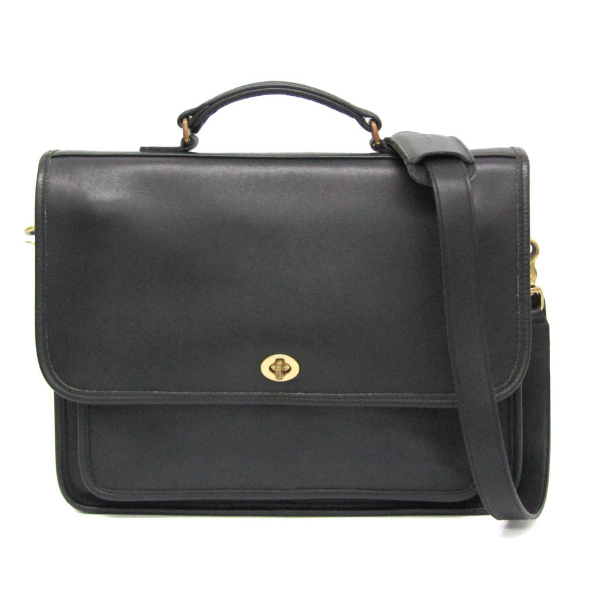 image of Coach Old Coach 5181 Men,women Leather Handbag,shoulder Bag Black, Women's