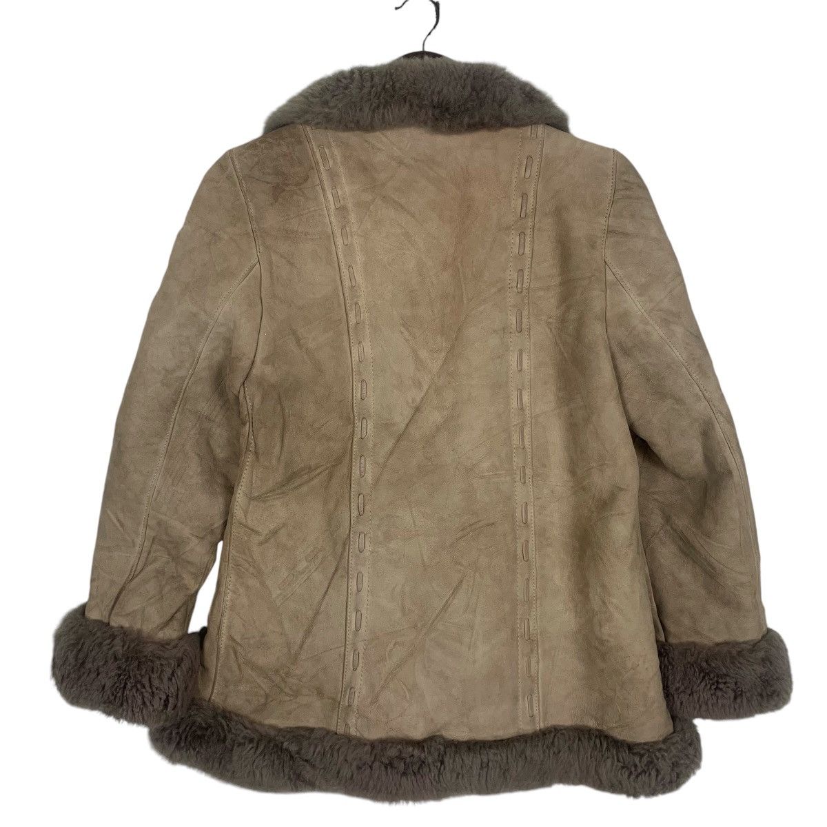 Designer × Vintage Vintage ADAR made in spain echt leder faux fur coat Size S / US 4 / IT 40 - 8 Thumbnail