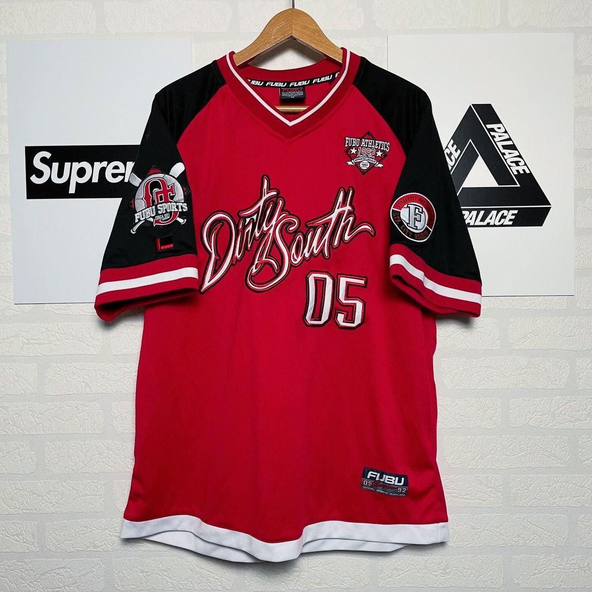 Vintage Y2K 90s 2000s Rare Black Fubu Dirty South Button up