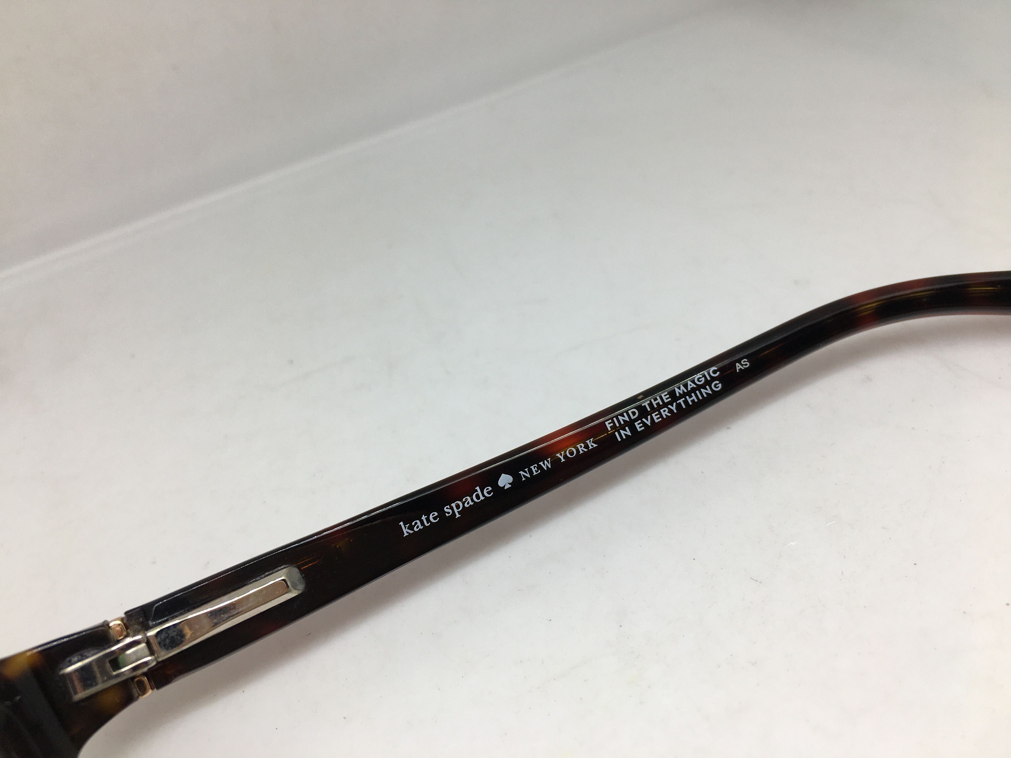 Kate Spade Kate Spade Marcisa Tortoise RX Eyeglasses Frame Size ONE SIZE - 4 Thumbnail