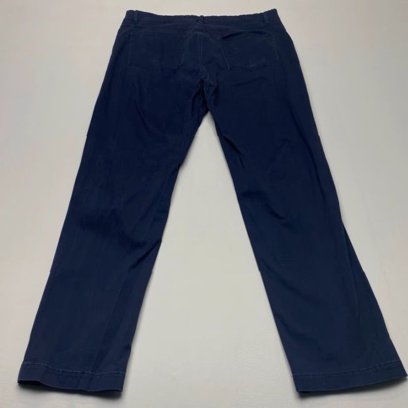 Vintage Hickey Freeman Chino Pants Men’s 34x30 Blue 5 Pocket Cotton Twill Jeans 8509 Size US 34 / EU 50 - 6 Thumbnail
