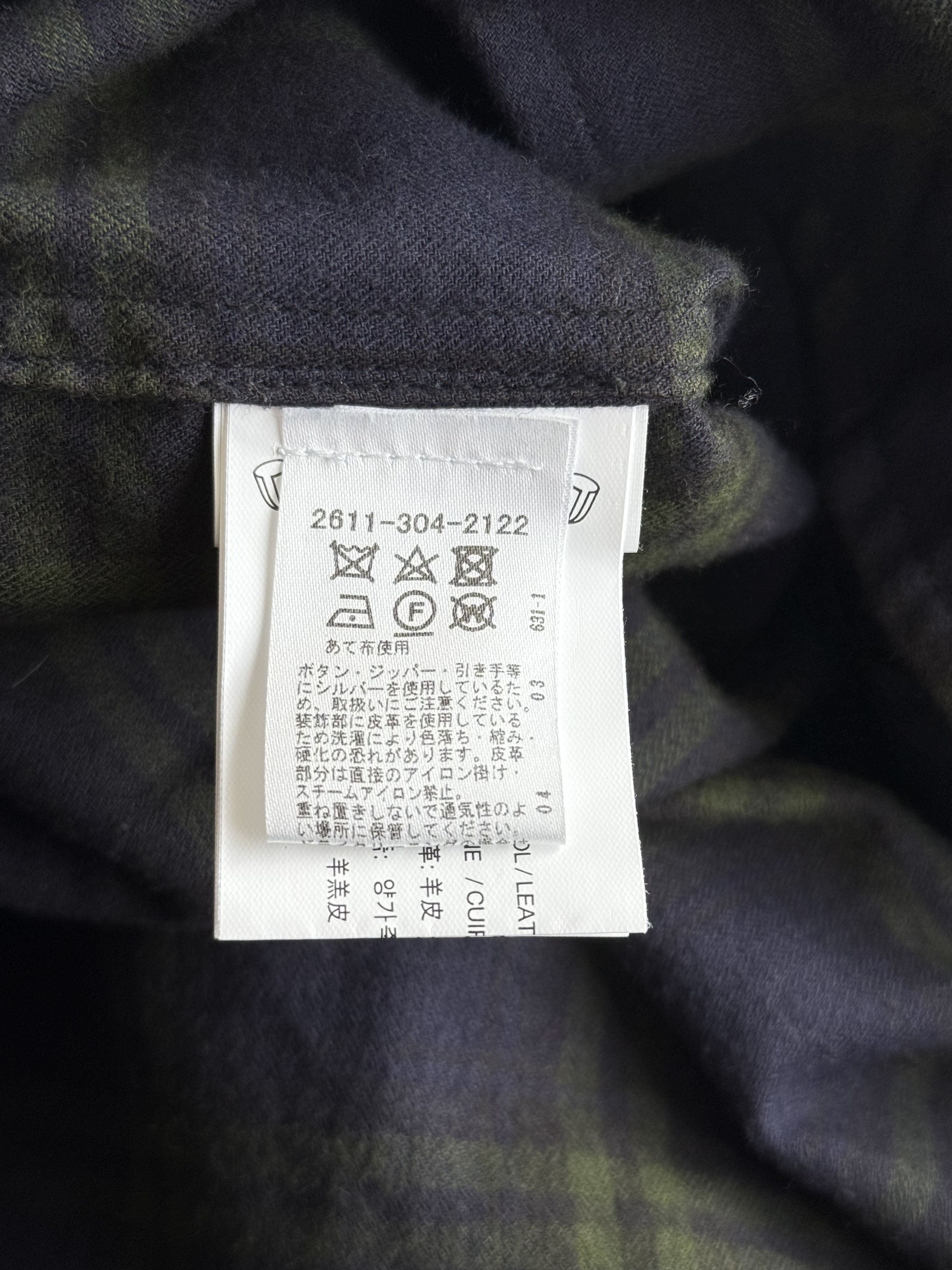 Chrome Hearts Chrome Hearts Blue & Green Cross Patch Elongated Flannel Size US S / EU 44-46 / 1 - 4 Thumbnail