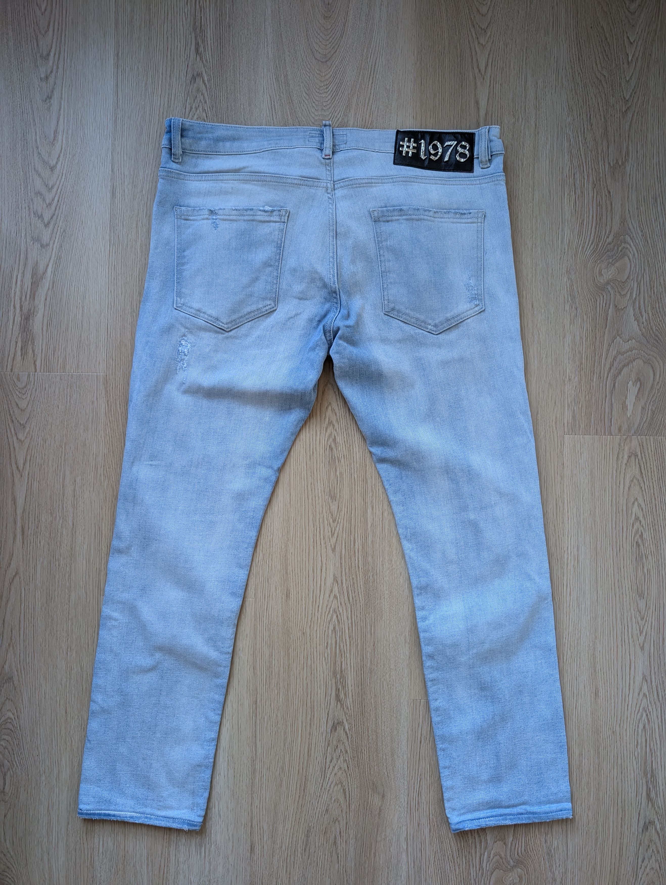 Philipp Plein Philipp Plein Illegal Fight Club Straight Distressed Jeans Size US 38 / EU 54 - 10 Thumbnail