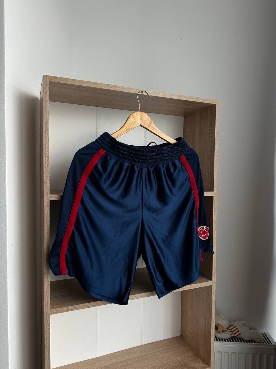 Nike × Nike ACG × Vintage Vintage Nike Basketball Blue Shorts Big Logo Size US 32 / EU 48 - 9 Thumbnail