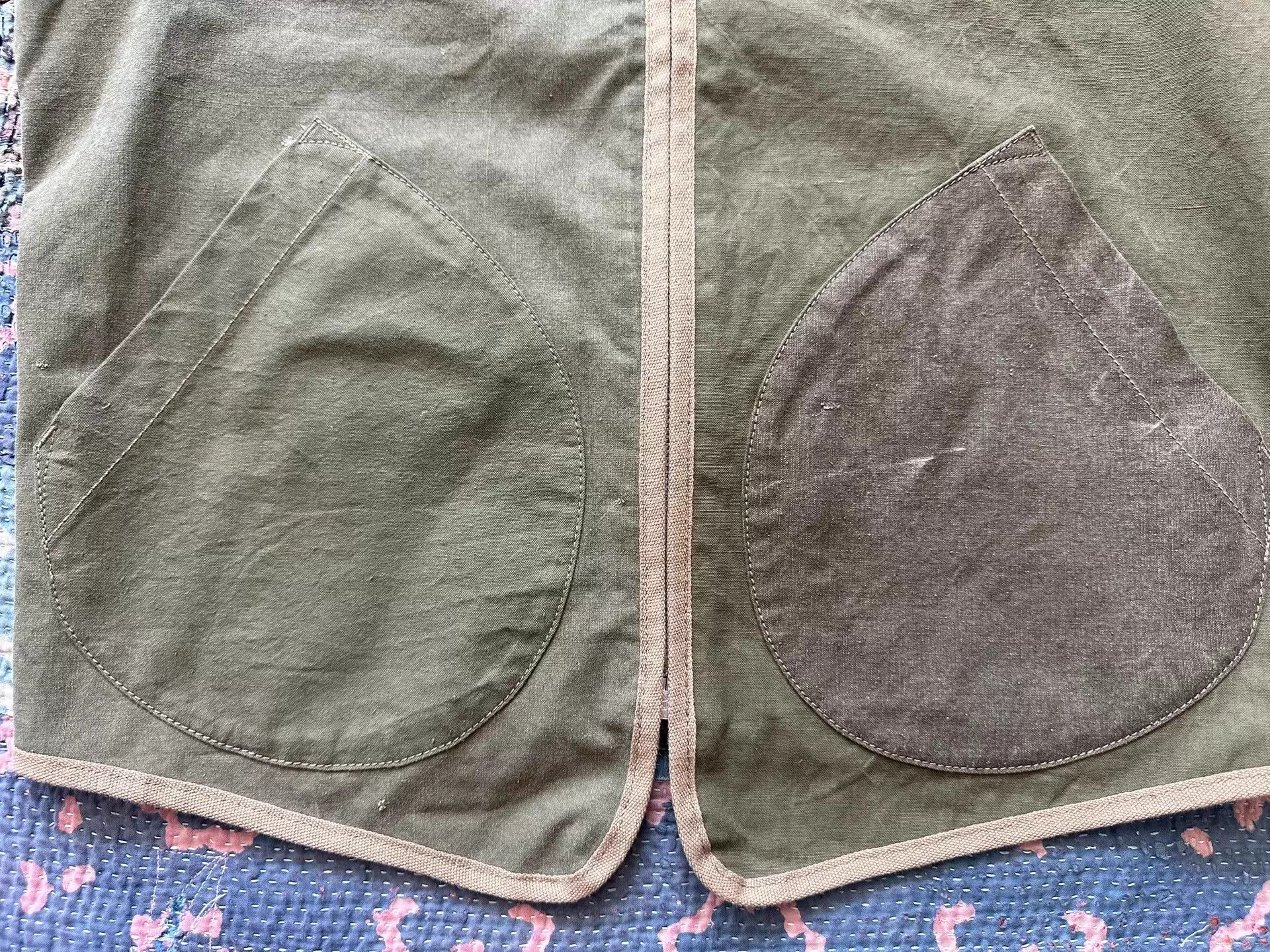 RRL Ralph Lauren RRL Distressed Canvas Paneled Vest (Limited S Size) Size US S / EU 44-46 / 1 - 3 Thumbnail
