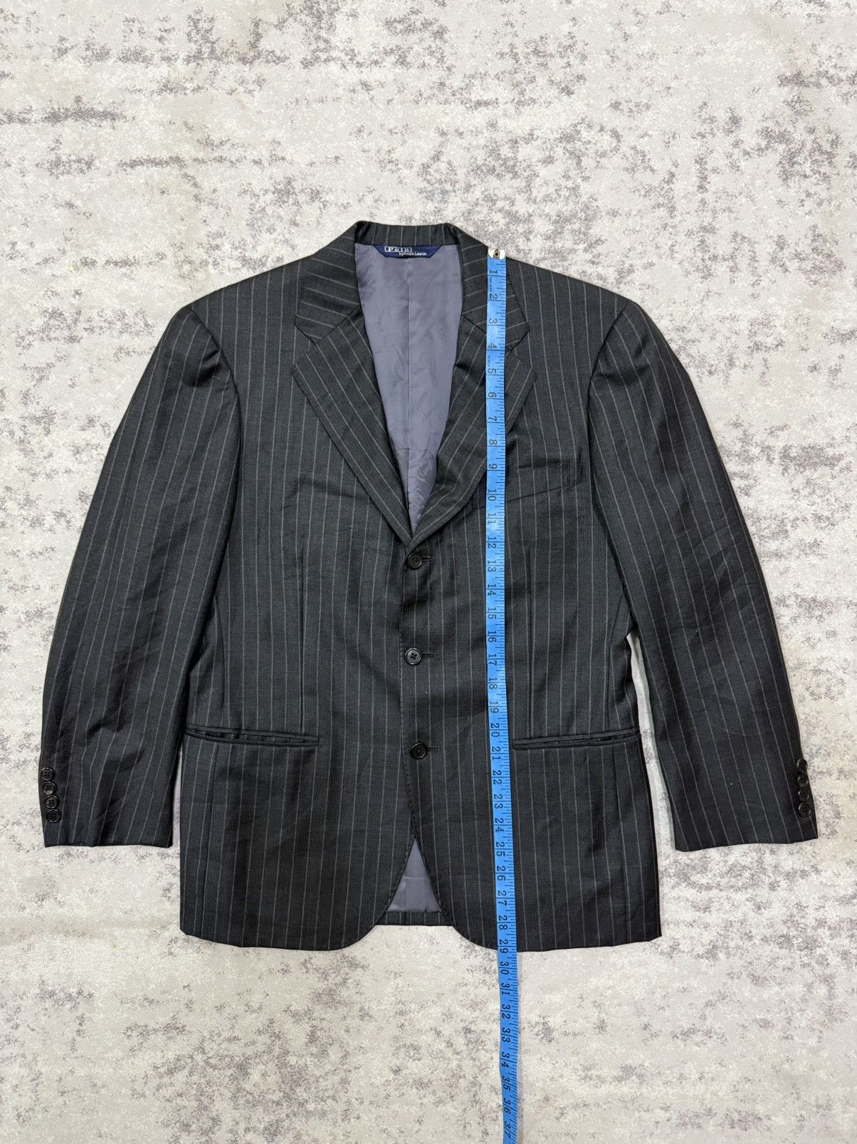 Polo Ralph Lauren Polo By Ralph Lairen Pinstripe Men's Blazer Size 42S - 18 Thumbnail