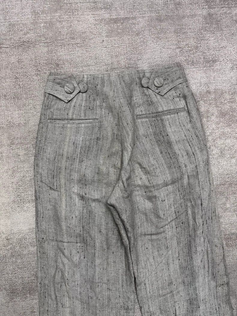 Yohji Yamamoto Yohji Yamamoto Regulation breasted silk-linen blended trous Size US 28 / EU 44 - 5 Thumbnail