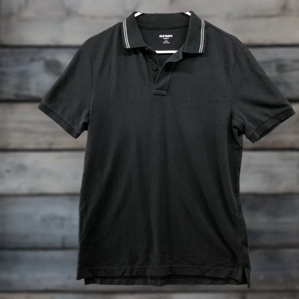 Old Navy Old Navy Black Polo Shirt Mens S Short Sleeve Classic Fit Go Dry Active Golf Size US S / EU 44-46 / 1 - 1 Thumbnail