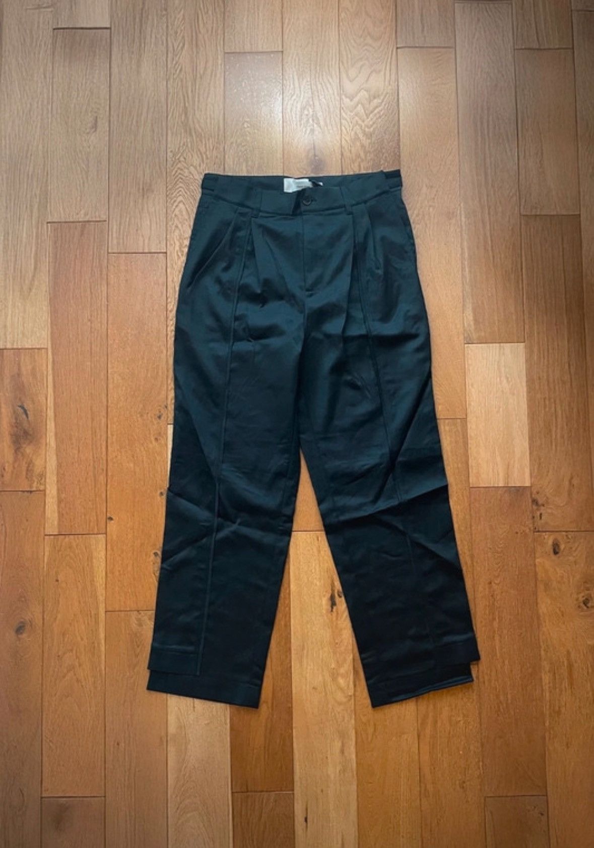 Feng Chen Wang Black Feng Chen Wang Pleated Trousers Size US 34 / EU 50 - 1 Thumbnail