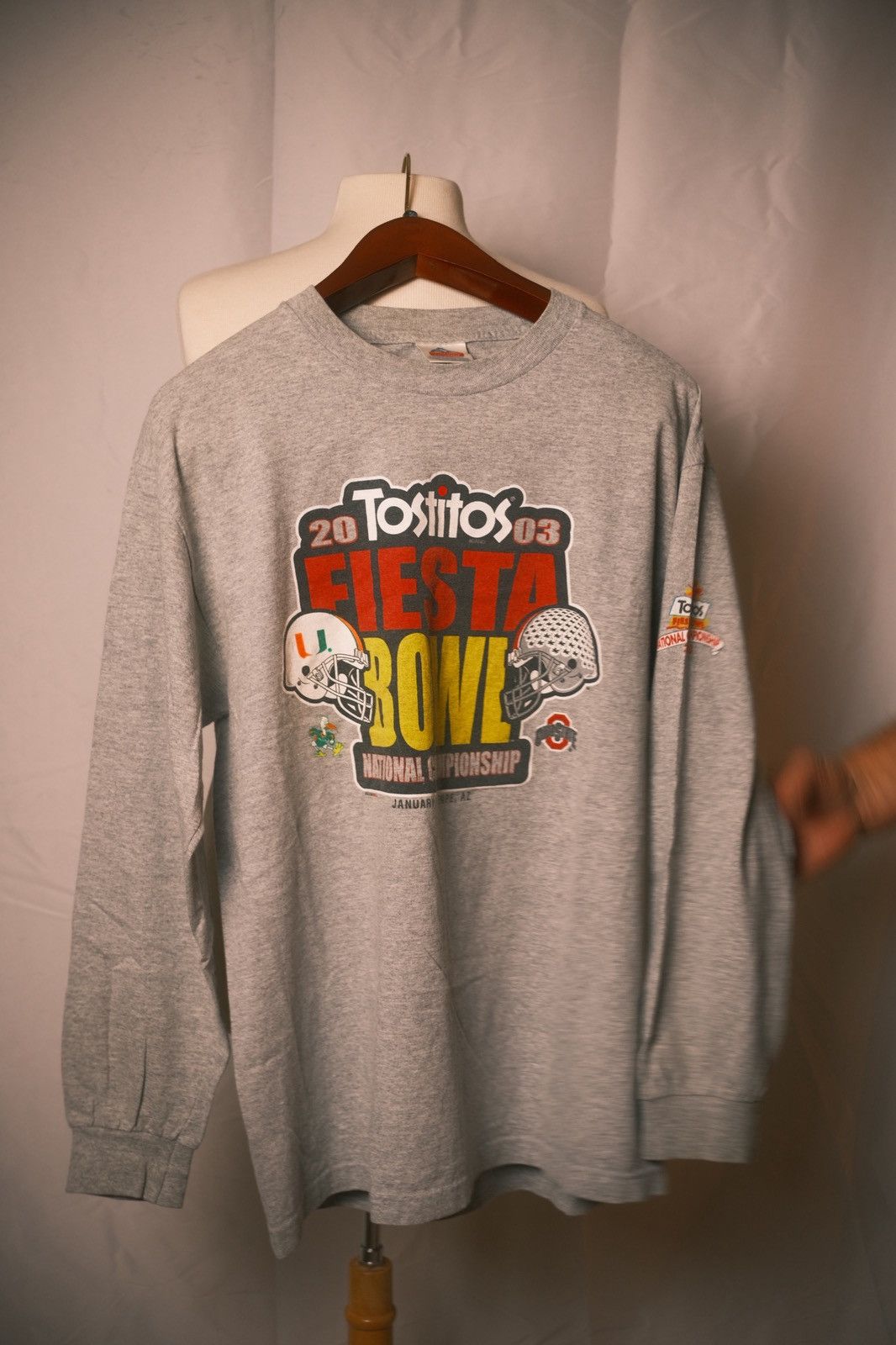 Alstyle Ohio State Buckeyes 03 National Championship Long Sleeve Size US L / EU 52-54 / 3 - 5 Thumbnail