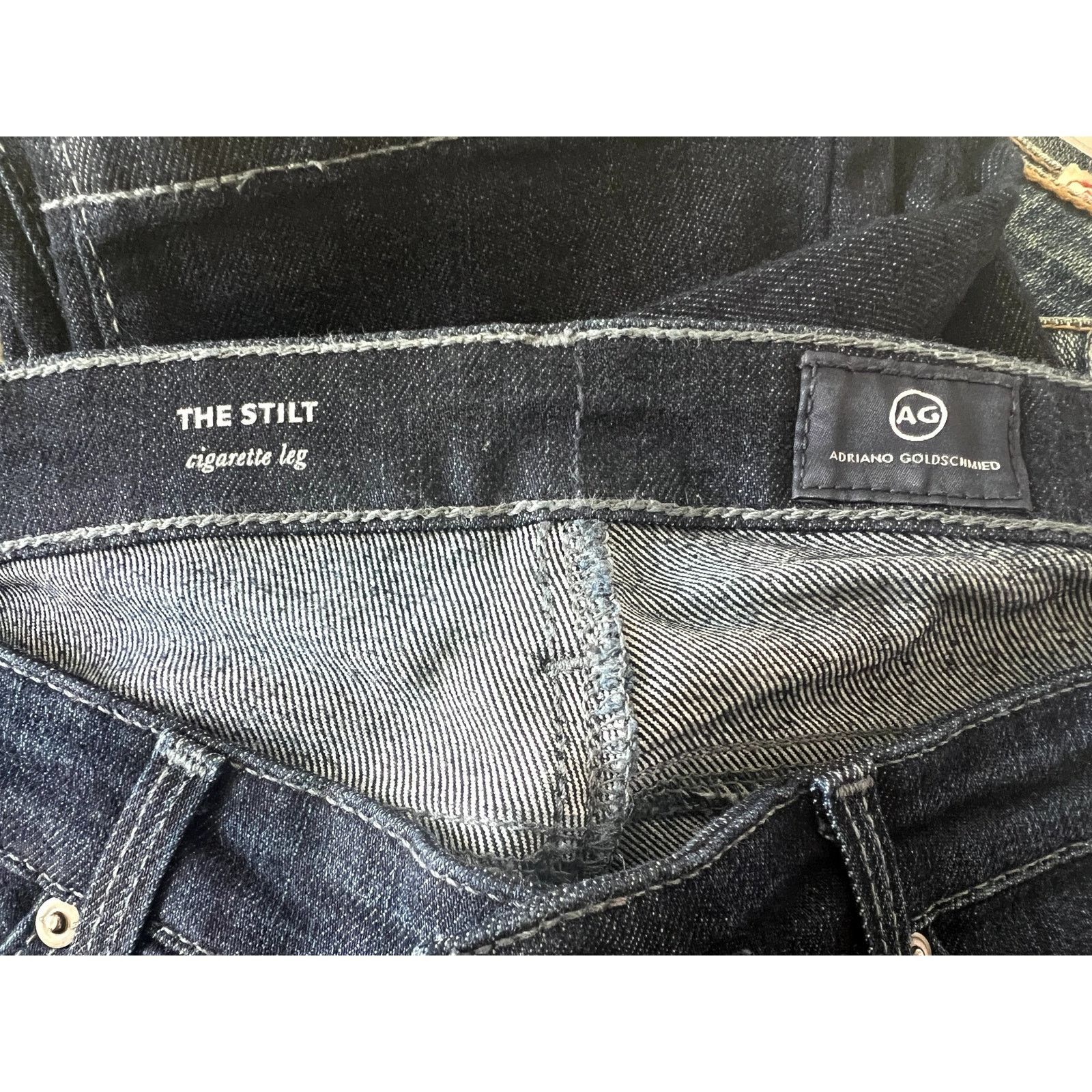 AG Adriano Goldschmied AG Adriano Goldschmied Jeans Stilt Cigarette Leg Jeans 27 R Size 27" / US 4 / IT 40 - 5 Thumbnail
