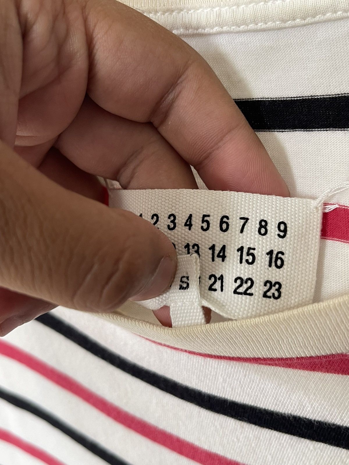 Maison Margiela MM10 Maison Margiela Stripe Tee Size US S / EU 44-46 / 1 - 6 Thumbnail