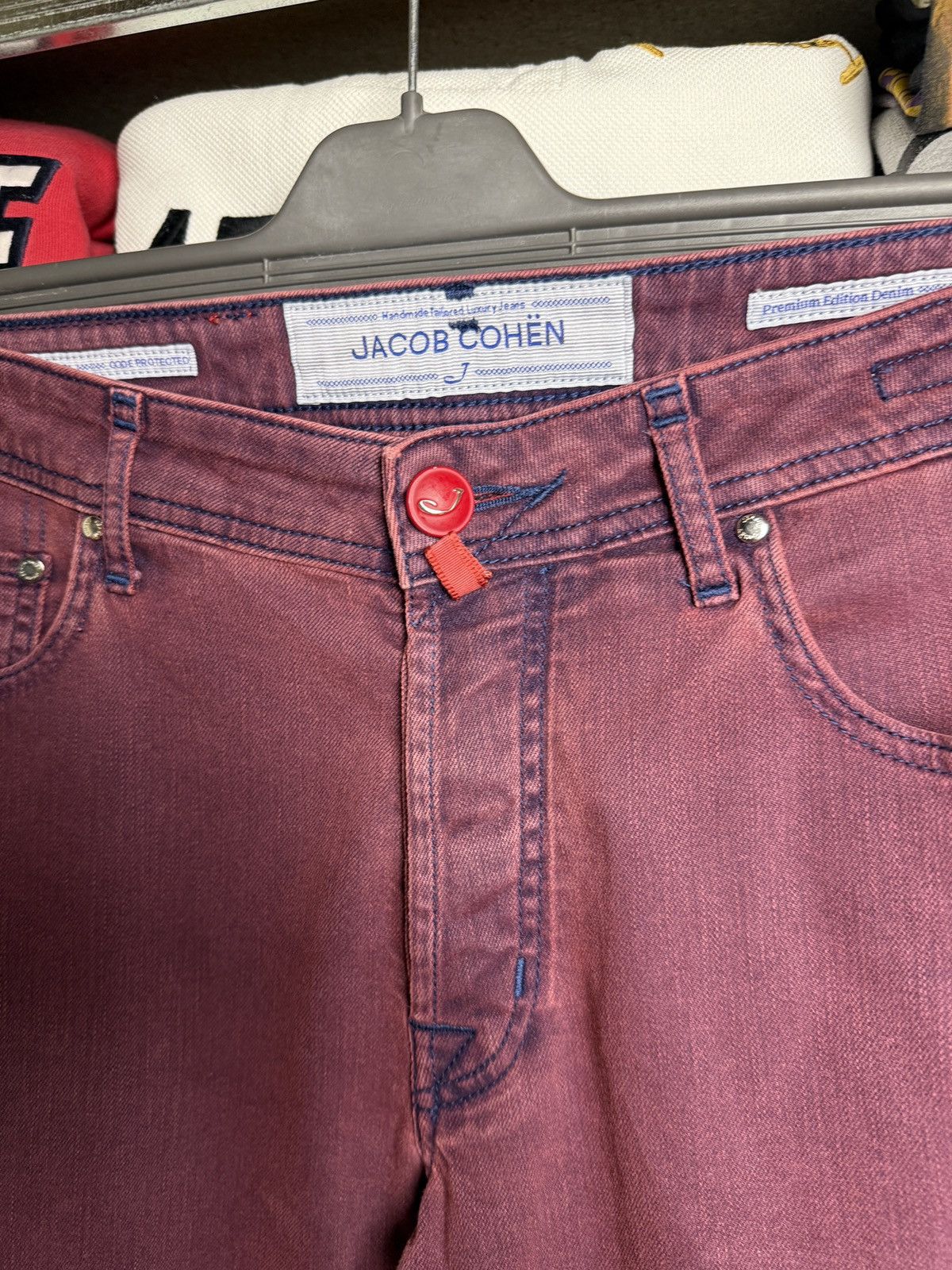 Jacob Cohen JACOB Cohen jeans limited edition denim luxury Size US 33 - 4 Thumbnail