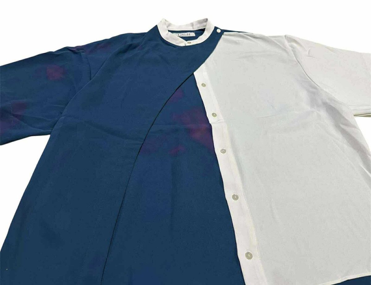 Japanese Brand 🔥Japanese Avant Garde Drape Layered Asymmetric Shirt Size US XL / EU 56 / 4 - 4 Thumbnail