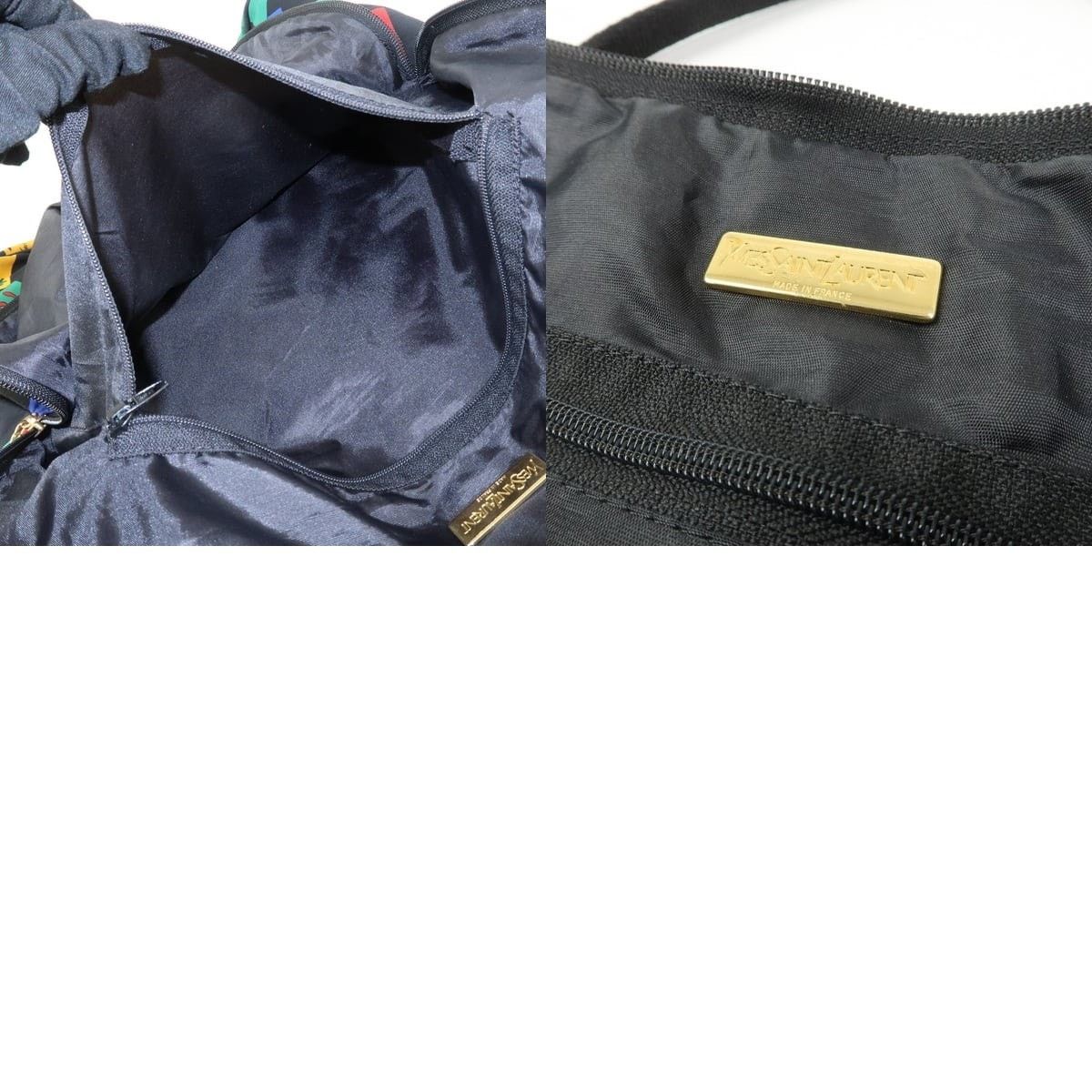 Saint Laurent Paris Saint Laurent Love Print Nylon Tote Multicolor Size ONE SIZE - 8 Thumbnail