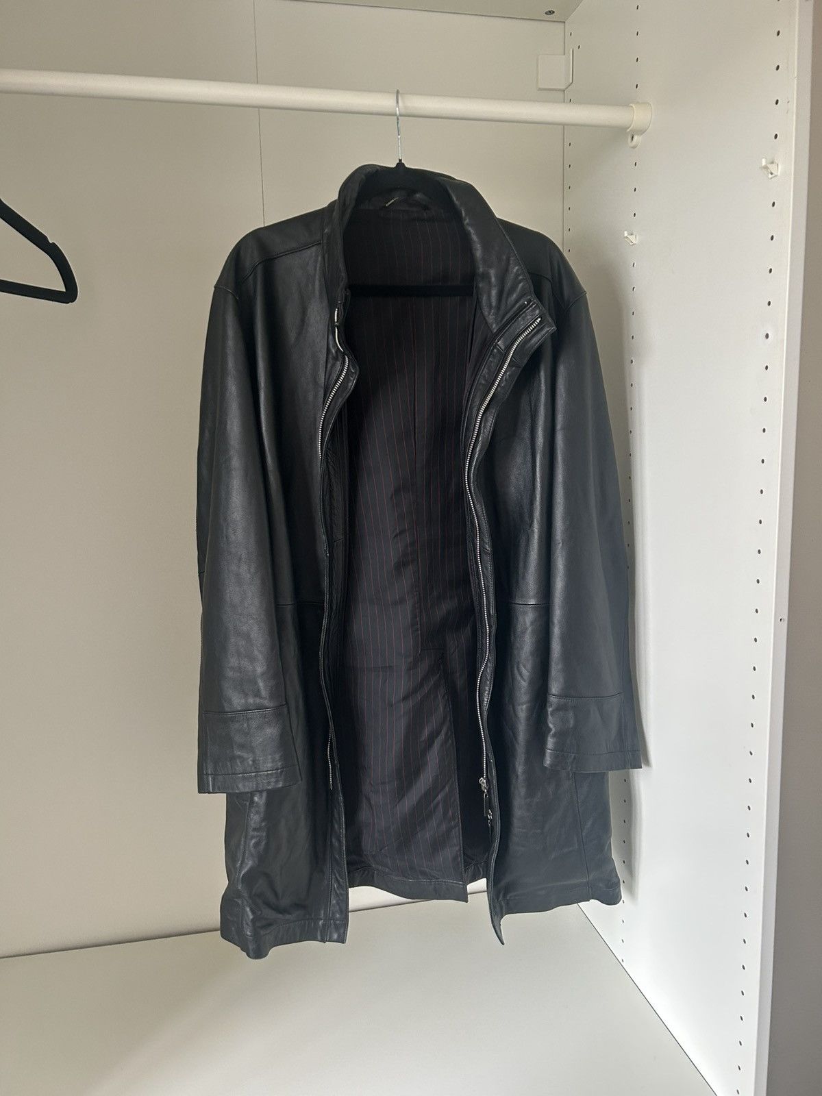Jean Paul Gaultier Jean Paul Gaultier Homme Leather Trenchcoat Size US M / EU 48-50 / 2 - 1 Thumbnail