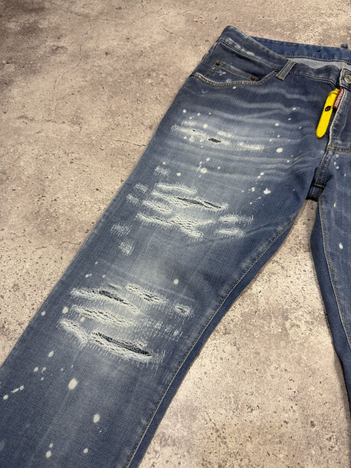 Dsquared2 Dsquared2 Distressed Skinny Jeans Size US 34 / EU 50 - 3 Thumbnail
